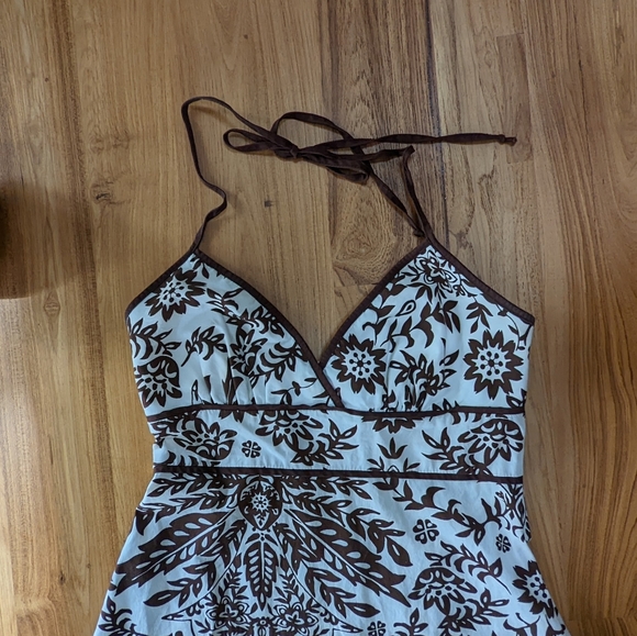 Speechless Halter Pattern Babydoll Dress - Picture 3 of 6